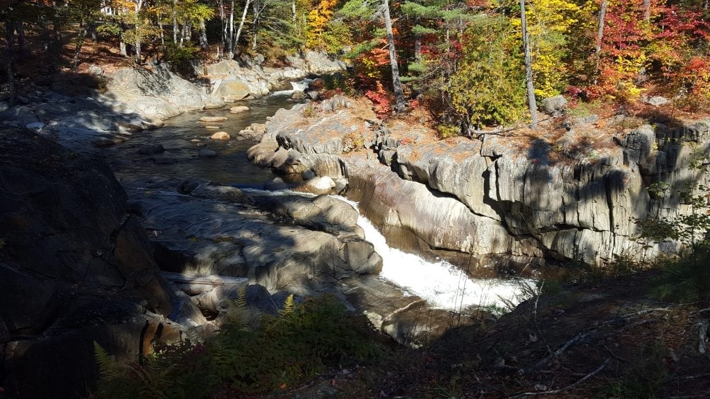 Coos Canyon waterfall Byron Maine